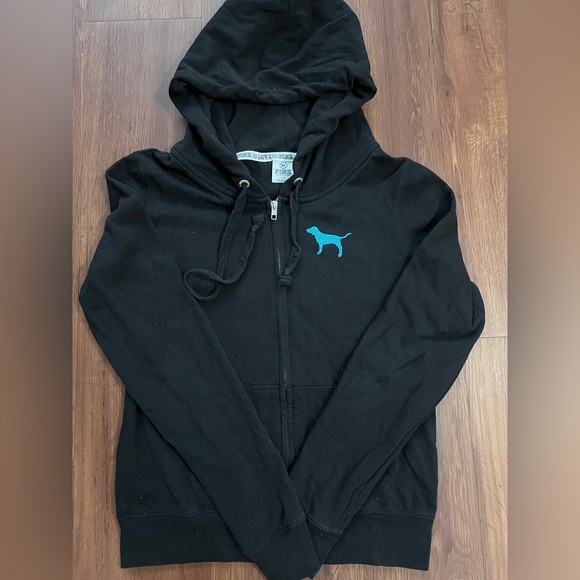 PINK VS RARE/HTF OMBRÉ RHINESTONE BLING HOODIE S - Picture 6 of 9